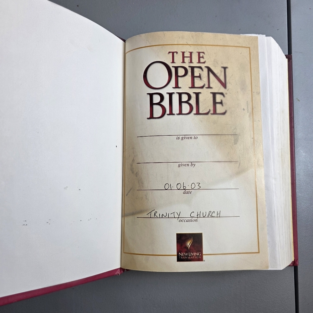 Nelson The Open Bible New Living Translation Hardcover - Picture 5 of 11
